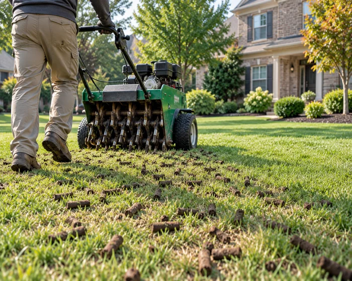 Aeration & Overseeding by Fairgreen Lawn Care Inc.